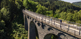 Dauner Viadukt, ehemalige Bahntrasse  - Foto: Dominik Ketz © Rheinland-Pfalz Tourismus GmbH
